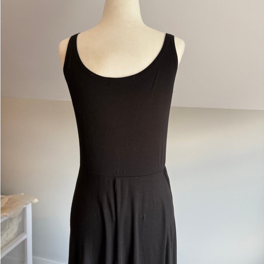 Quince Midi Tank Dress Black Tencel blend black women's M - Picture 6 of 9